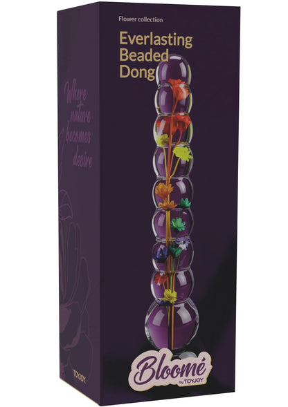 Bestel: Everlasting Bloom Beaded Dong by ToyJoy Bloomé - bij Happytoys.nl, happytoys.be, Happytoys.ae: erotische sex webshop | liever Happy dan Easy ⭐⭐⭐⭐⭐