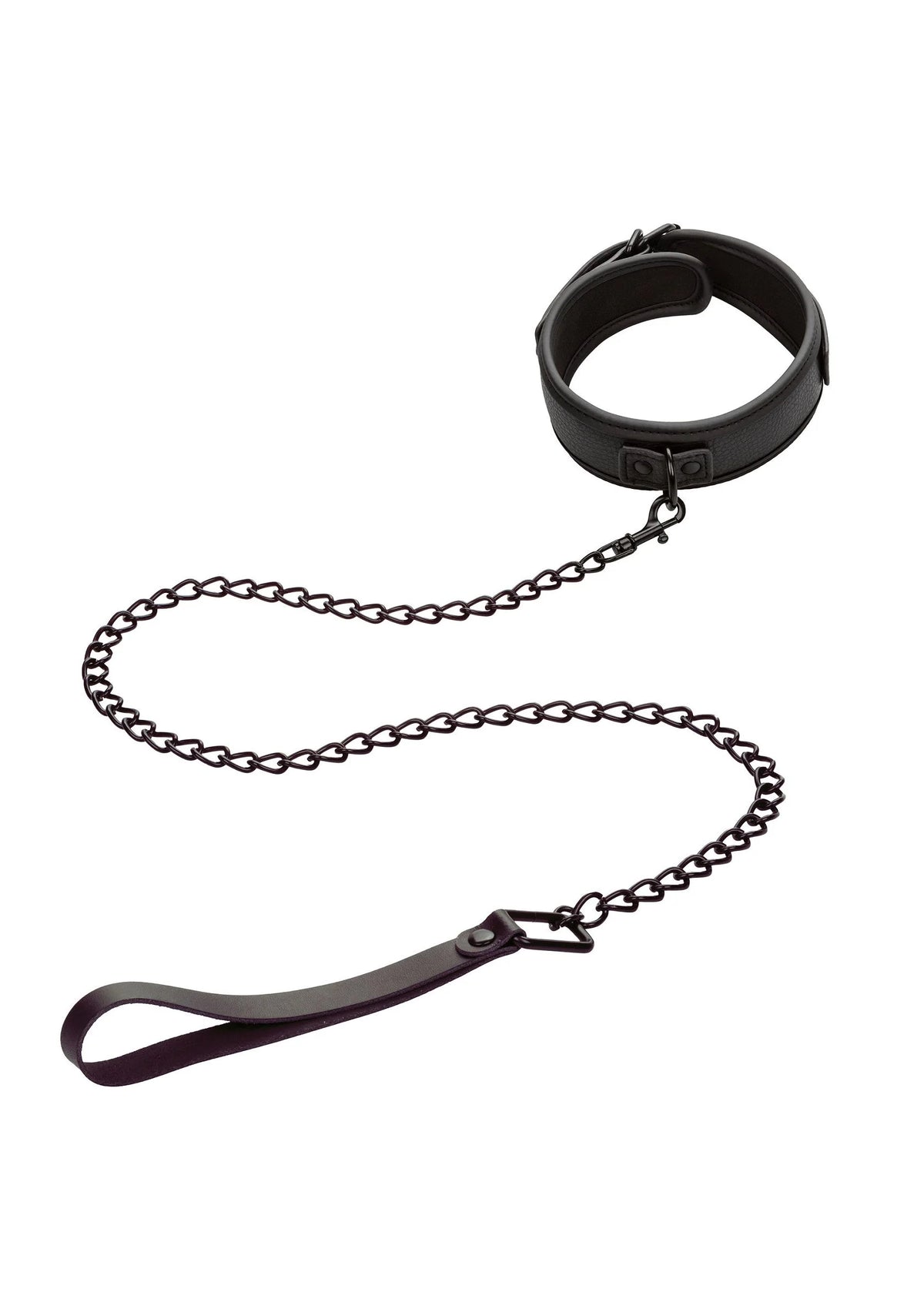 Bestel: Nocturnal Collar & Leash by CalExotics Nocturnal - bij Happytoys: de erotische sex webshop | liever Happy dan Easy ⭐⭐⭐⭐⭐ - Default Title - 11932 - BLACK