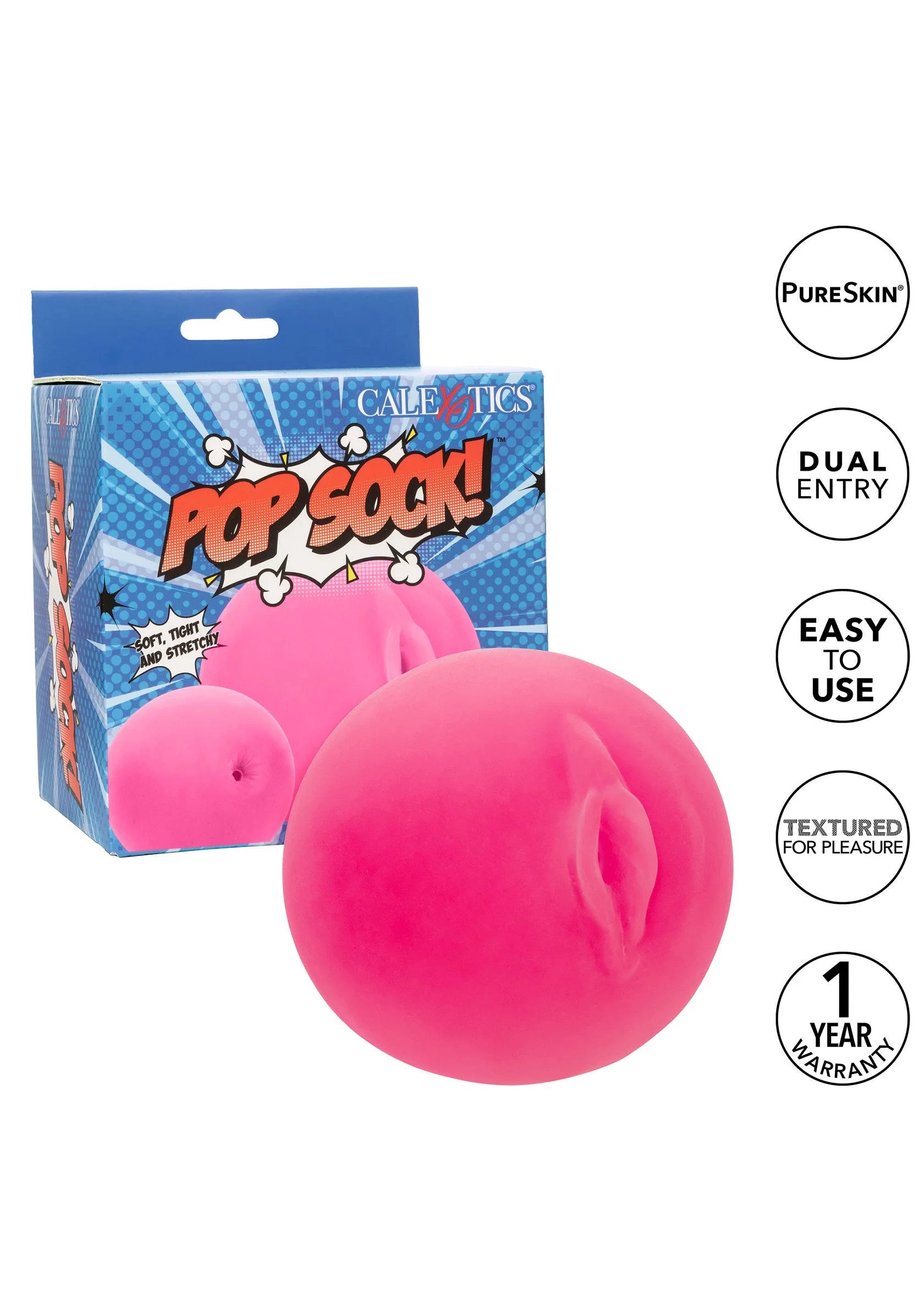Beste vandaag nog: Pop Sock Pussy Ass by CalExotics - bij Happytoys Sexshop: Toys for Feeling Happy & Easy 😊