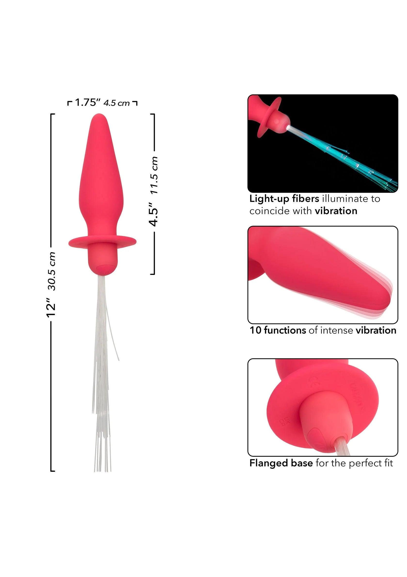 Beste vandaag nog: Vibrating Light Up Anal Probe by CalExotics - bij Happytoys Sexshop: online sex shop for Feeling Happy & Easy 😊