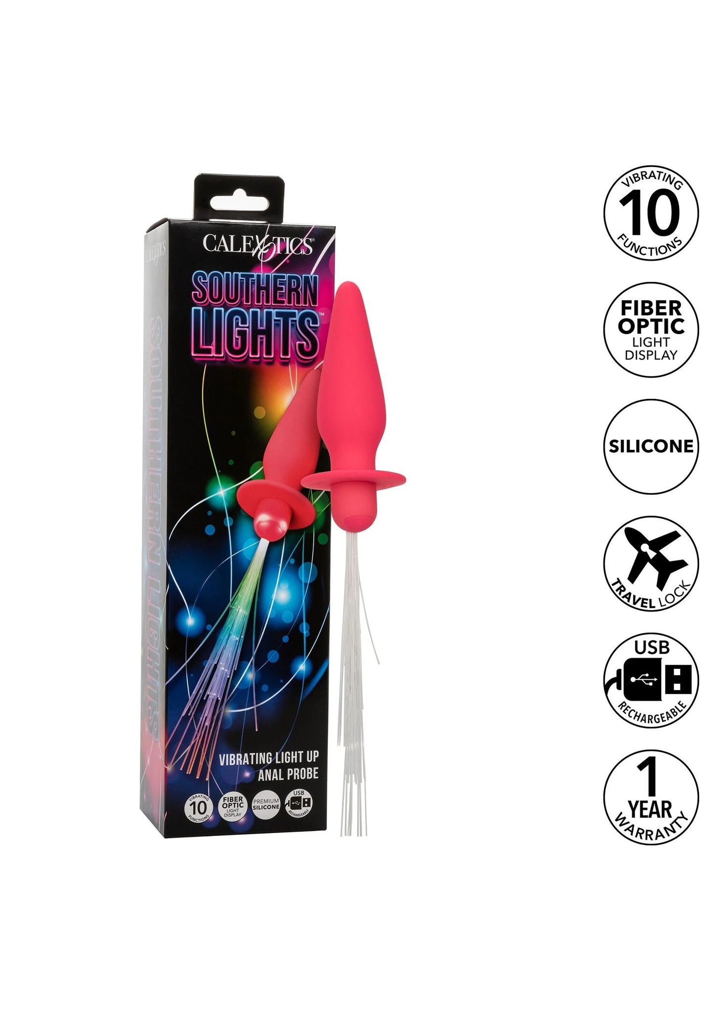 Beste vandaag nog: Vibrating Light Up Anal Probe by CalExotics - bij Happytoys Sexshop: online sex shop for Feeling Happy & Easy 😊
