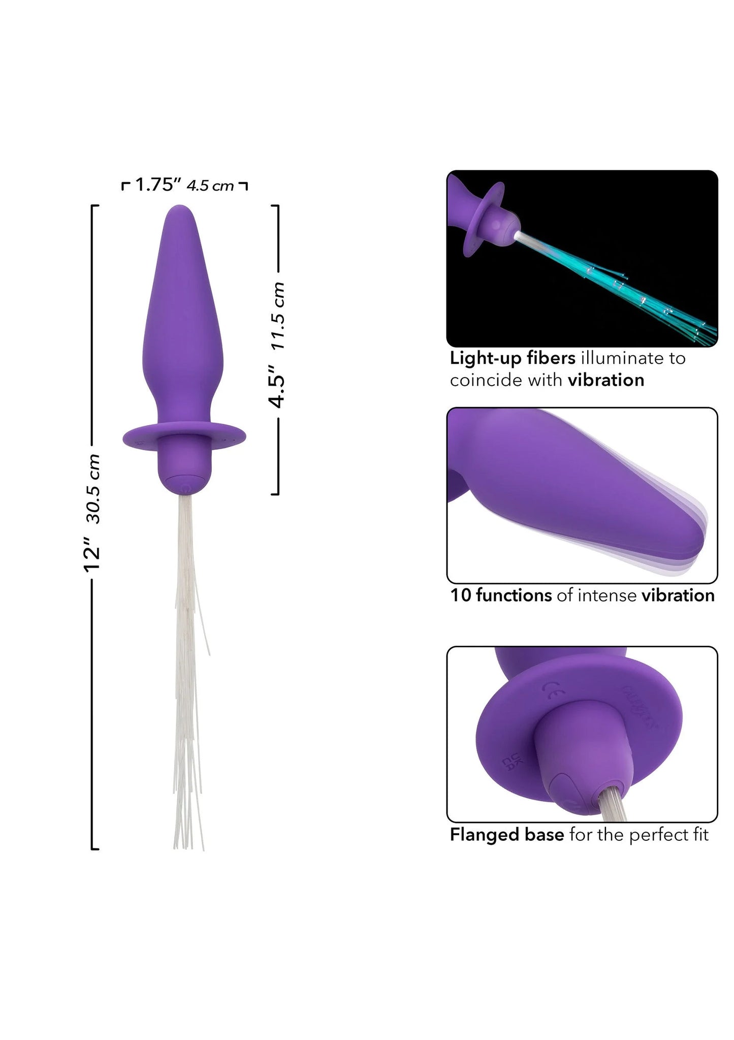 Beste vandaag nog: Vibrating Light Up Anal Probe by CalExotics - bij Happytoys Sexshop: online sex shop for Feeling Happy & Easy 😊