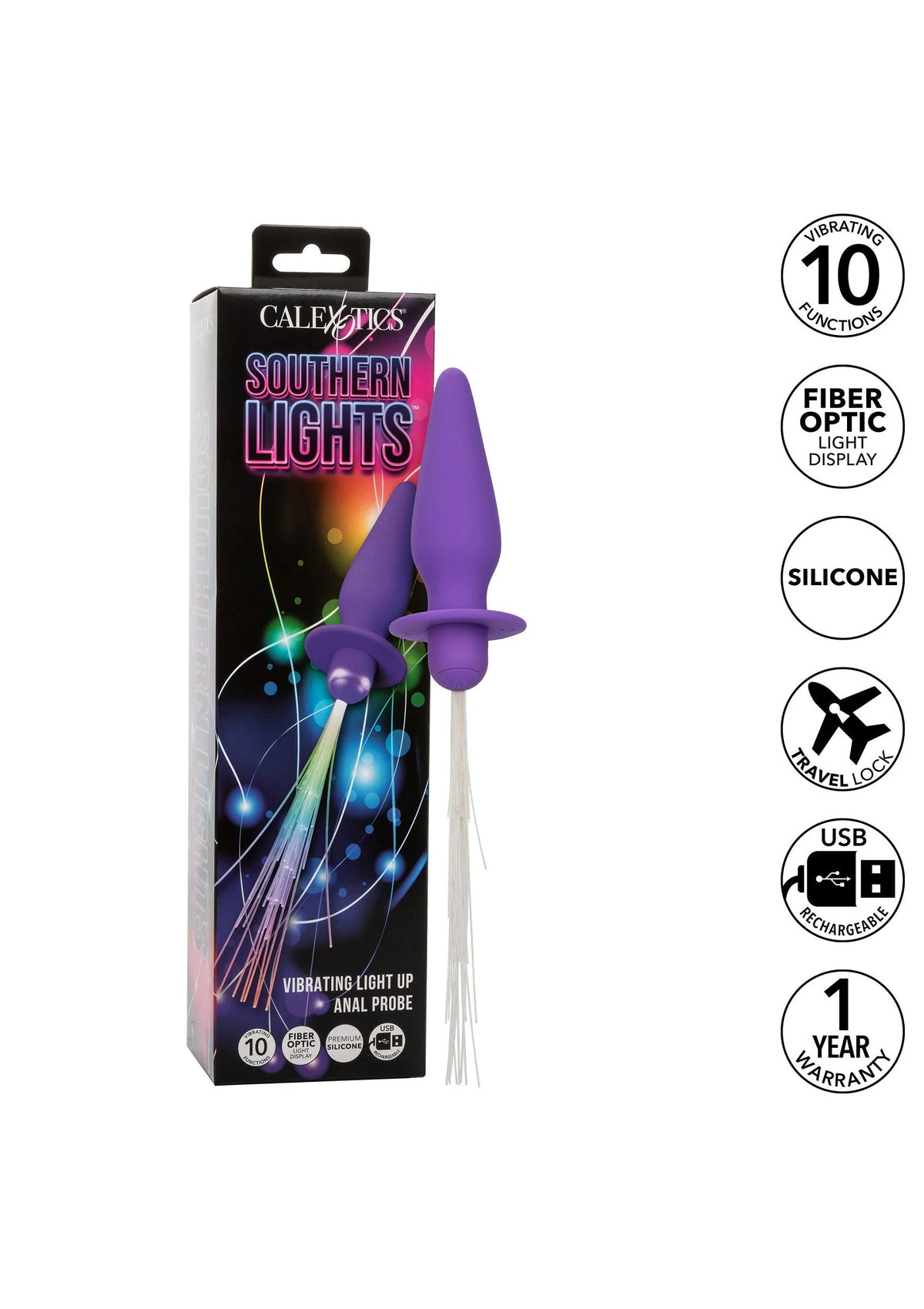 Beste vandaag nog: Vibrating Light Up Anal Probe by CalExotics - bij Happytoys Sexshop: online sex shop for Feeling Happy & Easy 😊