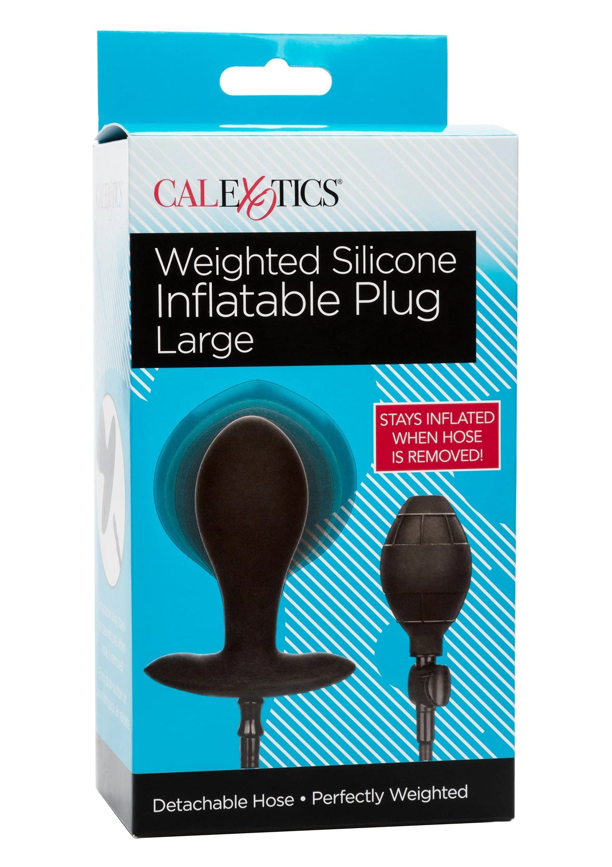 Beste vandaag nog: Weighted Inflatable Plug Large by CalExotics Anal - bij Happytoys Sexshop: online sex shop for Feeling Happy & Easy 😊