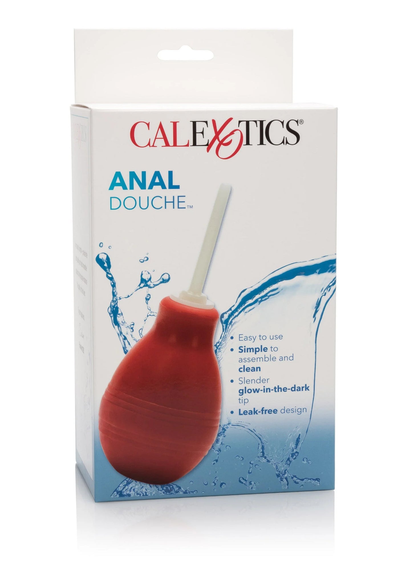 CalExotics doos voor ANAL DOUCHE met rode douchebol