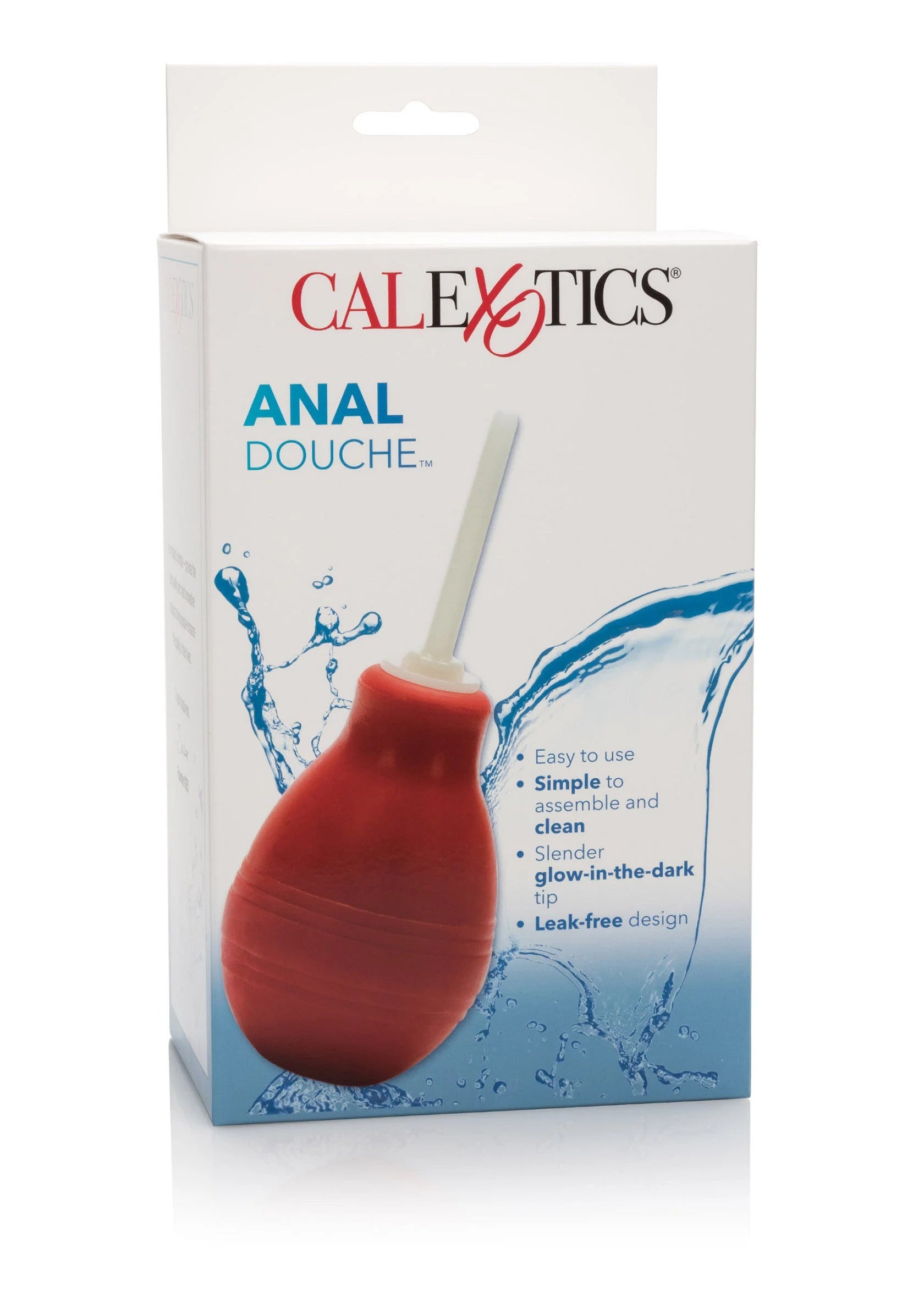 CalExotics doos voor ANAL DOUCHE met rode douchebol