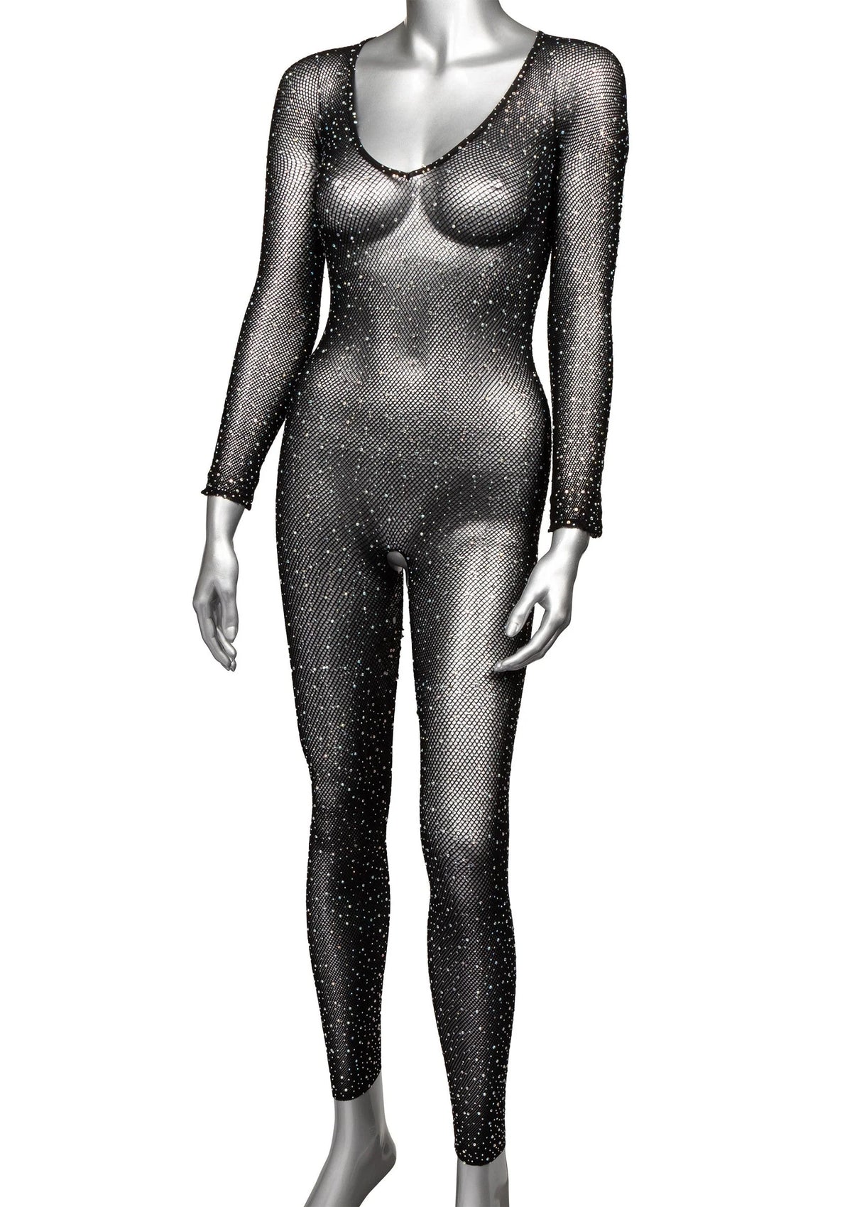 Bestel: Radiance Crotchless Full Body Suit by CalExotics - bij Happytoys: de erotische sex webshop | liever Happy dan Easy ⭐⭐⭐⭐⭐ - Default Title - 12271 - BLACK - O/S