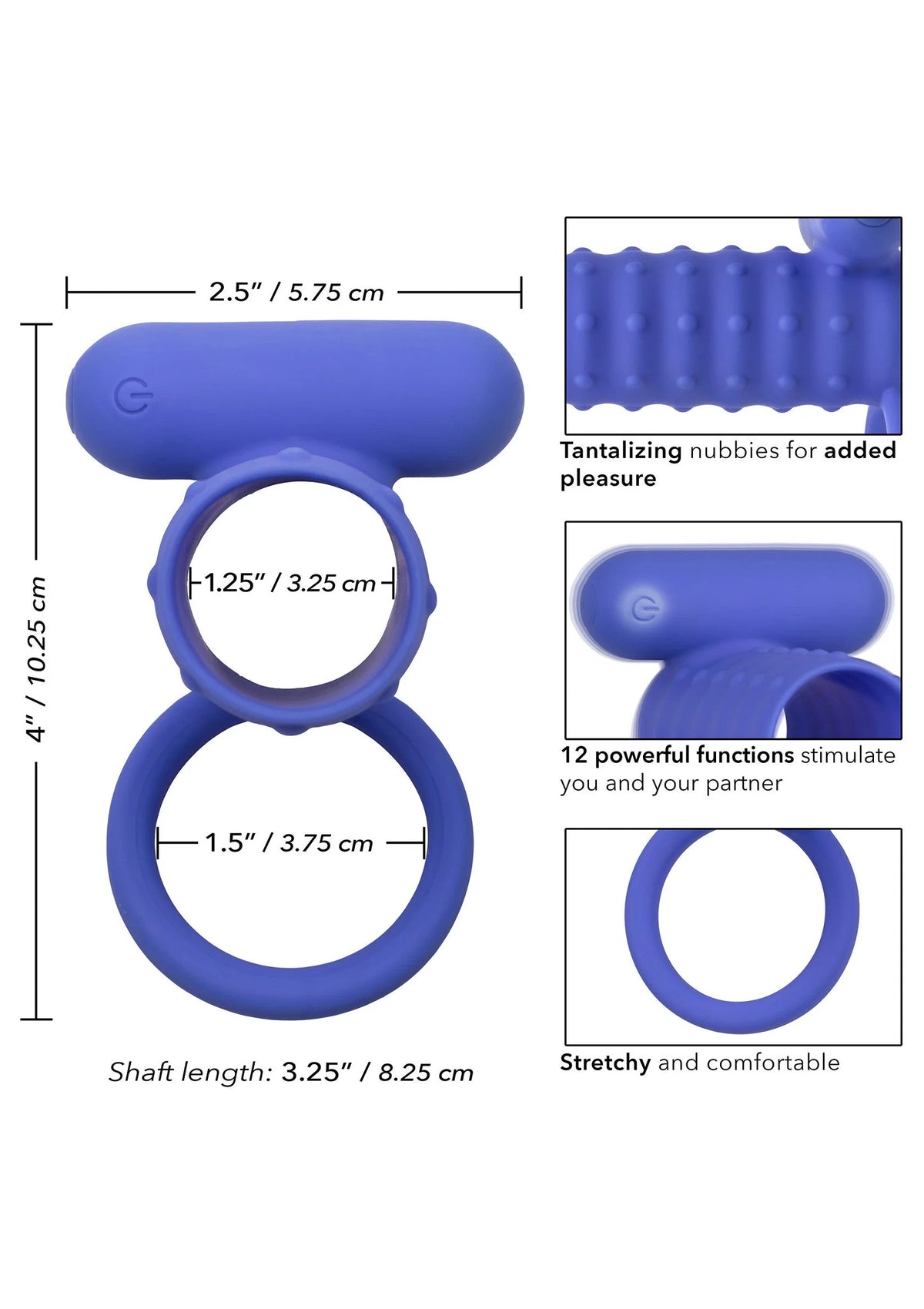 Bestel: Silicone Rechargeable Endless Desires Enhancer by CalExotics - bij Happytoys.nl, happytoys.be, Happytoys.ae: erotische sex webshop | liever Happy dan Easy ⭐⭐⭐⭐⭐
