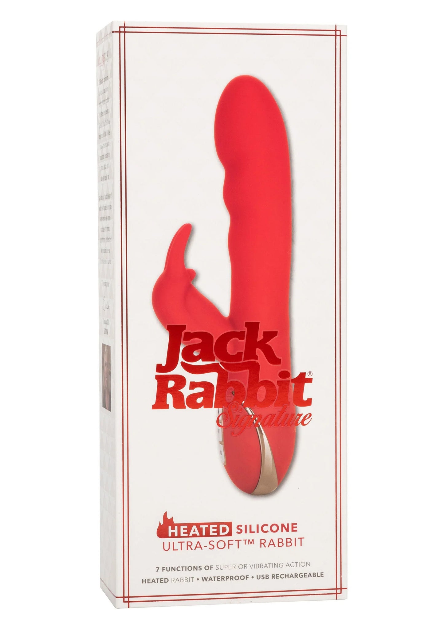 Bestel: Jack Rabbit Signature Heated Silicone Ultra - Soft Rabbit by CalExotics - bij Happytoys: de erotische sex webshop | liever Happy dan Easy ⭐⭐⭐⭐⭐