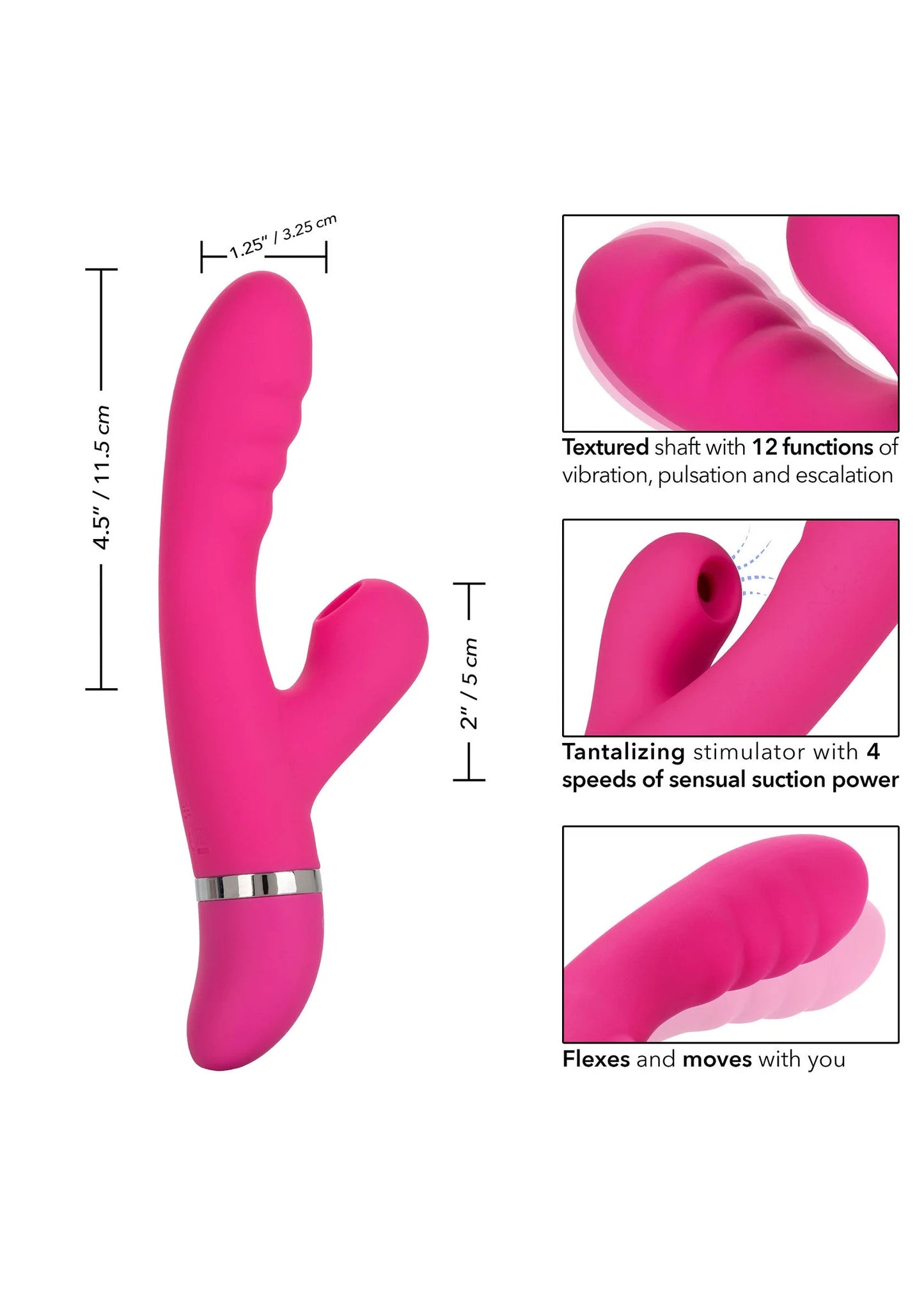 Beste vandaag nog: Foreplay Frenzy Pucker vibrator by CalExotics - bij Happytoys