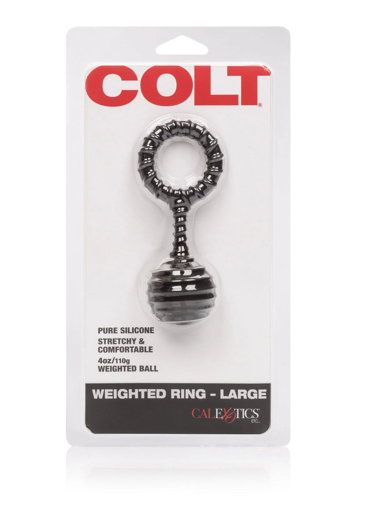 Bestel: COLT Weighted Ring Large Cockring by CalExotics - bij Happytoys: de erotische sex webshop | liever Happy dan Easy ⭐⭐⭐⭐⭐