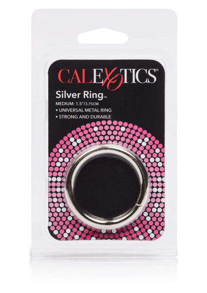 Bestel: Silver Ring - Medium by CalExotics - bij Happytoys: de erotische sex webshop | liever Happy dan Easy ⭐⭐⭐⭐⭐
