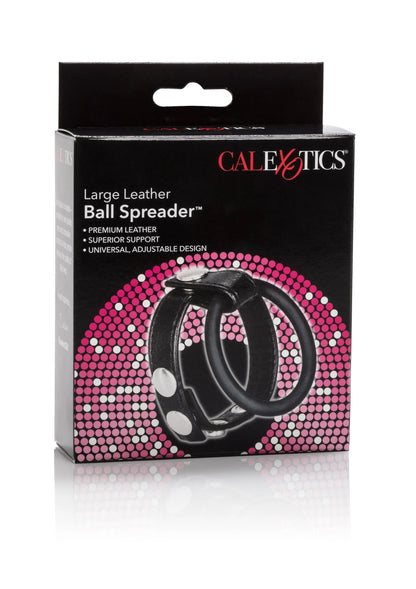 Bestel: Large Leather Ball Spreader by CalExotics - bij Happytoys: de erotische sex webshop | liever Happy dan Easy ⭐⭐⭐⭐⭐