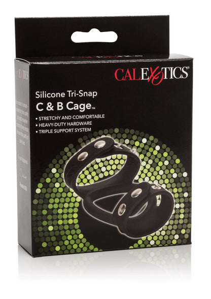Beste vandaag nog: Silicone Tri - Snap C & B Cage by CalExotics - bij Happytoys