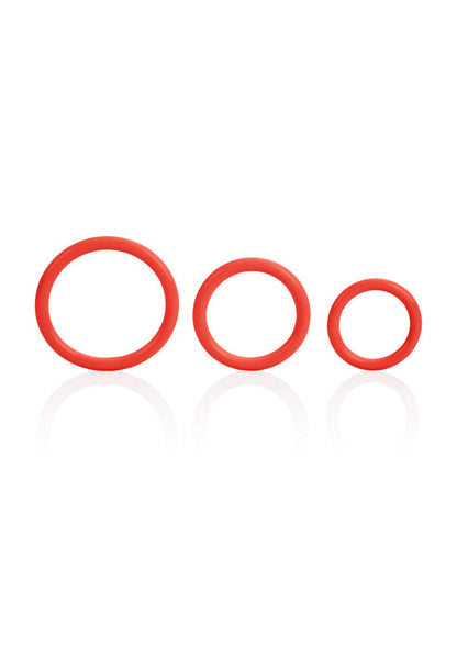 Bestel: Tri - Rings by CalExotics Rings - bij Happytoys: de erotische sex webshop | liever Happy dan Easy ⭐⭐⭐⭐⭐ - Rood - 12720 - RED