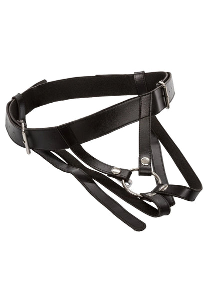 Bestel: Universal Love Rider Premium Ring Harness by CalExotics - bij Happytoys: de erotische sex webshop | liever Happy dan Easy ⭐⭐⭐⭐⭐ - Default Title - 12775 - BLACK
