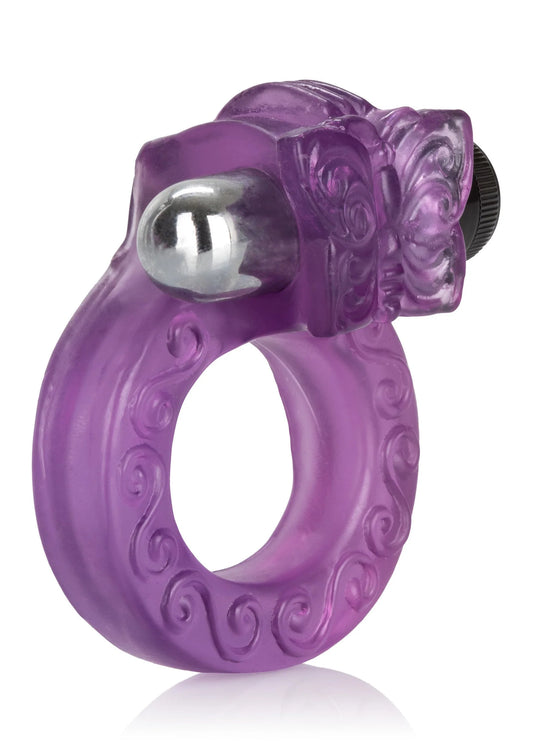 Beste vandaag nog: Intimate Butterfly vibrating cockring Ring by CalExotics - bij Happytoys