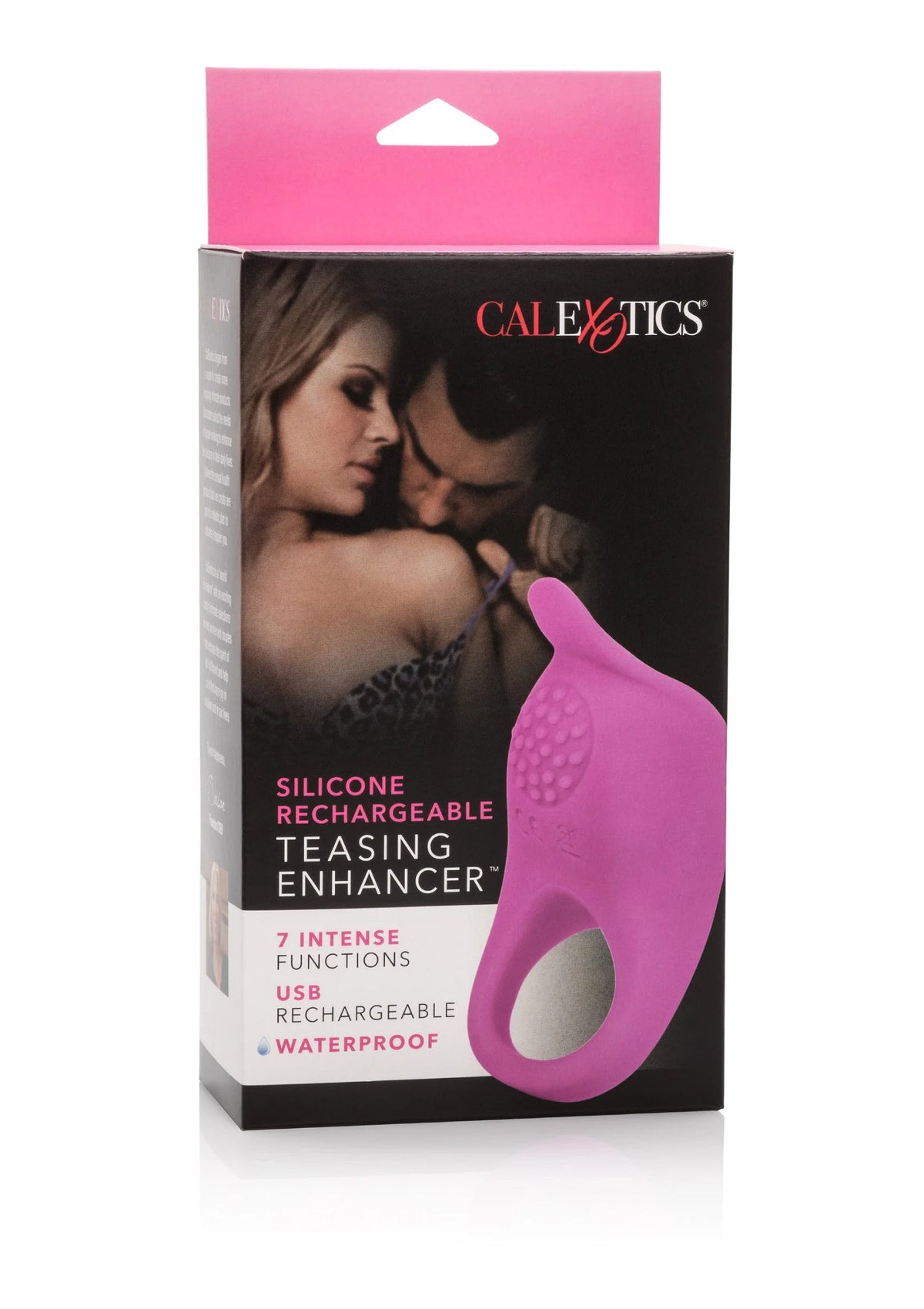 Bestel: Silicone Rechargeable Teasing Enhancer vibrating cockring by CalExotics - bij Happytoys: de erotische sex webshop | liever Happy dan Easy ⭐⭐⭐⭐⭐