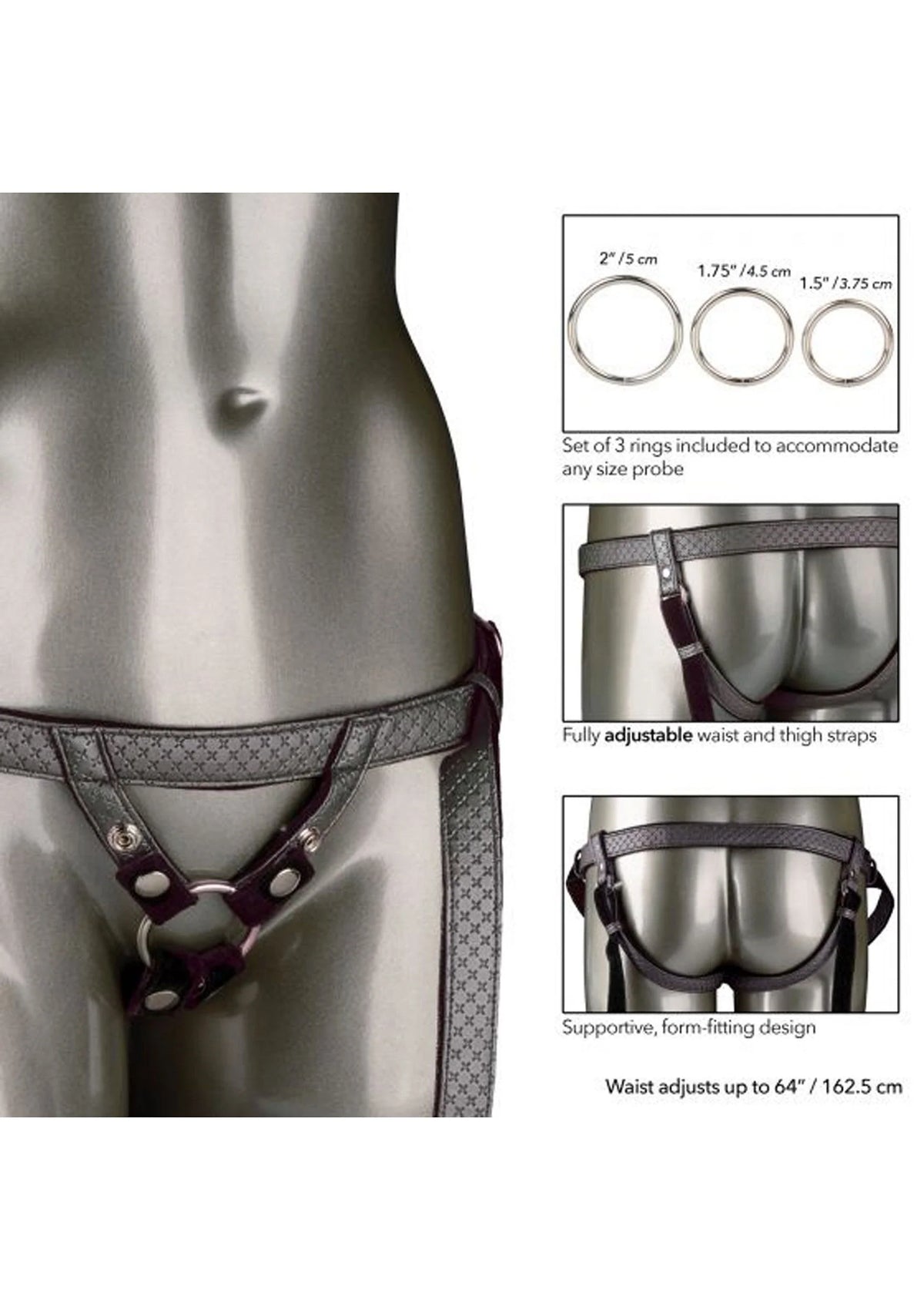 Bestel: The Regal Duchess by CalExotics Her Royal Harness - bij Happytoys: de erotische sex webshop | liever Happy dan Easy ⭐⭐⭐⭐⭐