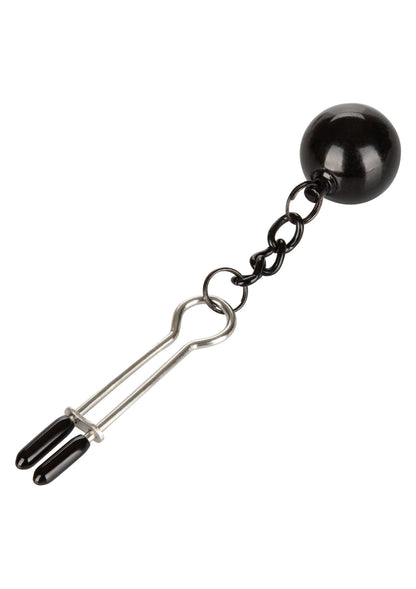 Bestel: Weighted Tweezer Nipple Clamps by CalExotics - bij Happytoys: de erotische sex webshop | liever Happy dan Easy ⭐⭐⭐⭐⭐
