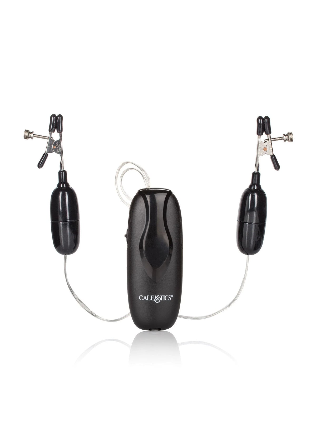 Bestel: Nipple Play twee vibrerende tepelklemmen by CalExotics - bij Happytoys: de erotische sex webshop | liever Happy dan Easy ⭐⭐⭐⭐⭐