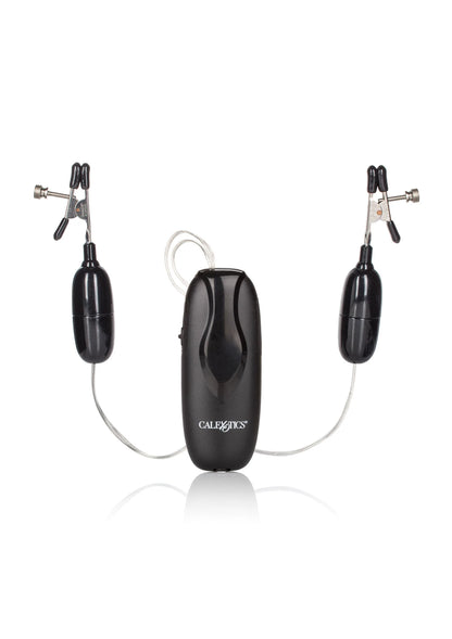 Bestel: Nipple Play twee vibrerende tepelklemmen by CalExotics - bij Happytoys: de erotische sex webshop | liever Happy dan Easy ⭐⭐⭐⭐⭐