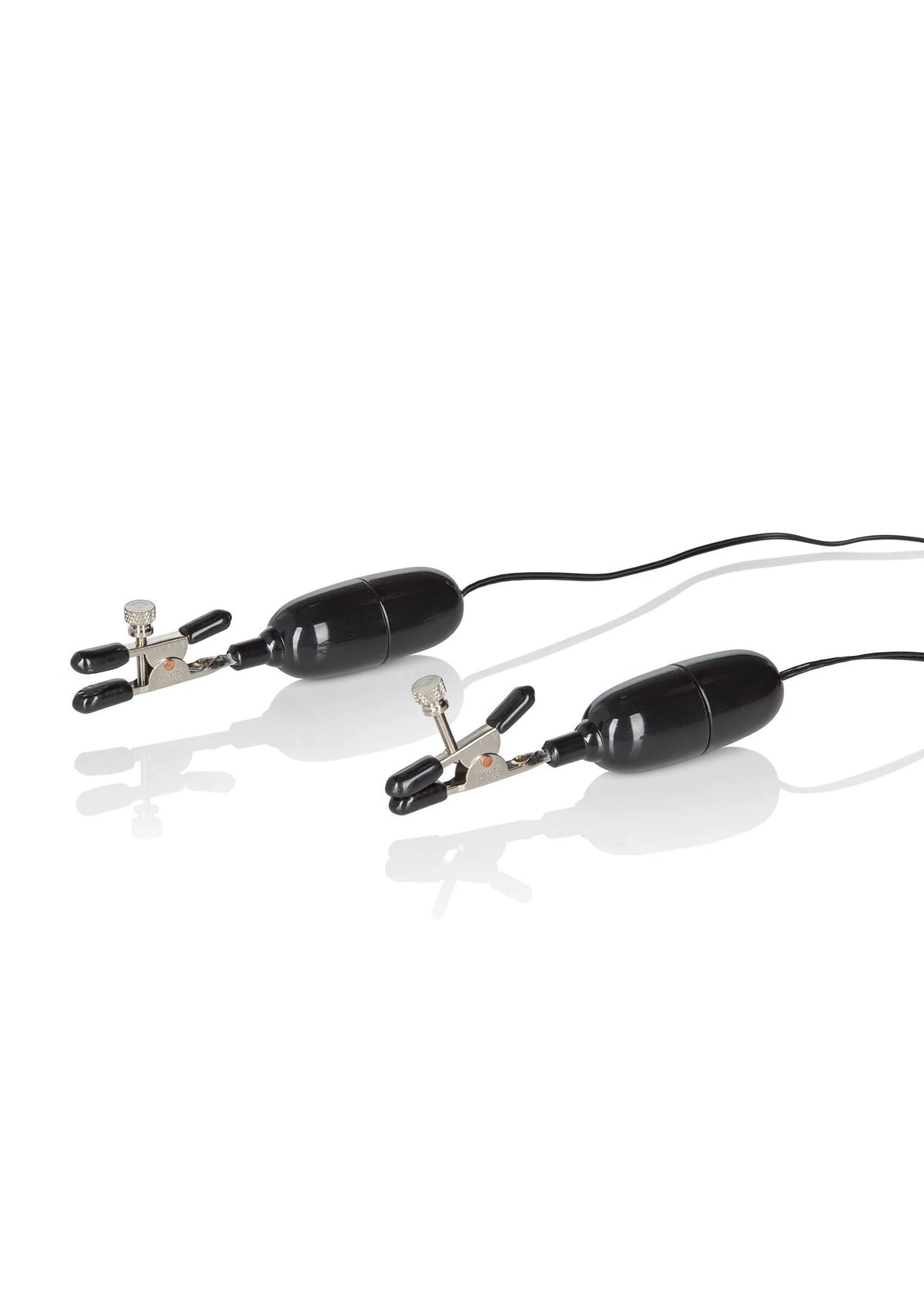 Bestel: Nipple Play twee vibrerende tepelklemmen by CalExotics - bij Happytoys: de erotische sex webshop | liever Happy dan Easy ⭐⭐⭐⭐⭐
