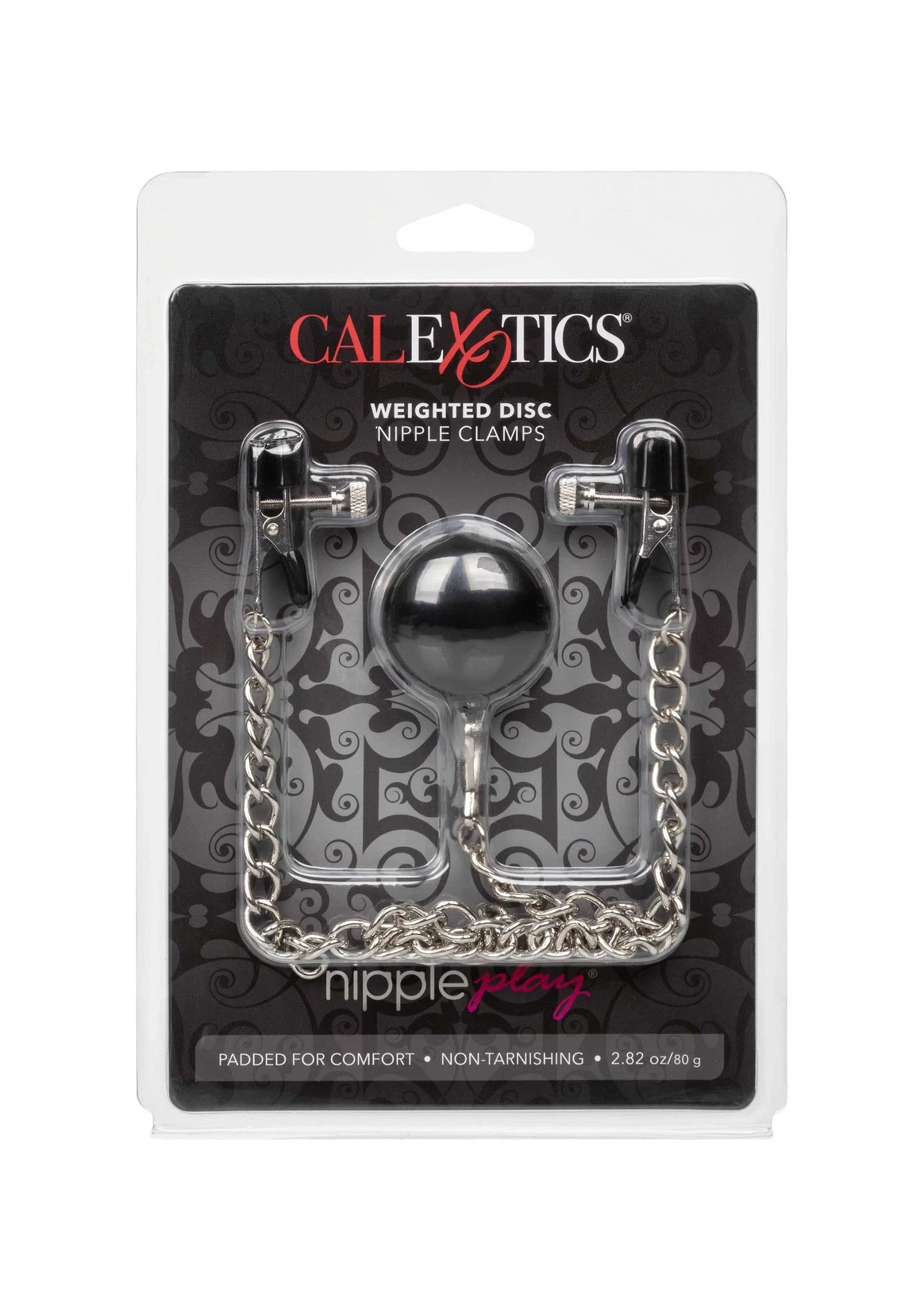 Bestel: Nipple Play Weighted Disc Nipple Clamps by CalExotics - bij Happytoys: de erotische sex webshop | liever Happy dan Easy ⭐⭐⭐⭐⭐