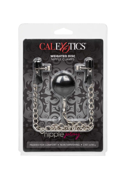 Bestel: Nipple Play Weighted Disc Nipple Clamps by CalExotics - bij Happytoys: de erotische sex webshop | liever Happy dan Easy ⭐⭐⭐⭐⭐
