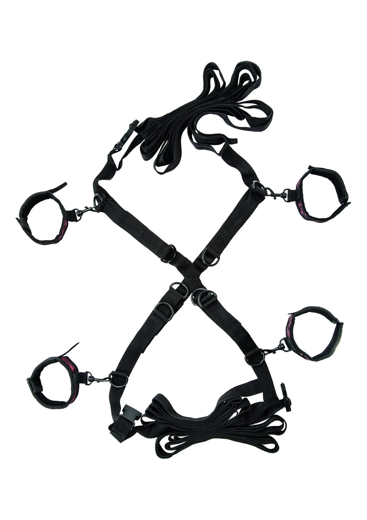 Bestel: Scandal Over the Bed Cross by CalExotics - bij Happytoys: de erotische sex webshop | liever Happy dan Easy ⭐⭐⭐⭐⭐ - Default Title - 13021 - BLACK