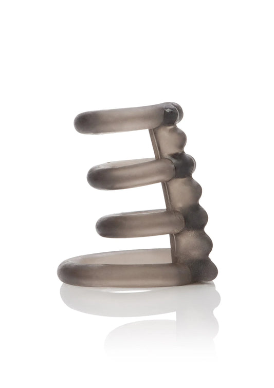 Beste vandaag nog: Dr. Joel Kaplan Support Master Triple Smooth Cockring by CalExotics - bij Happytoys