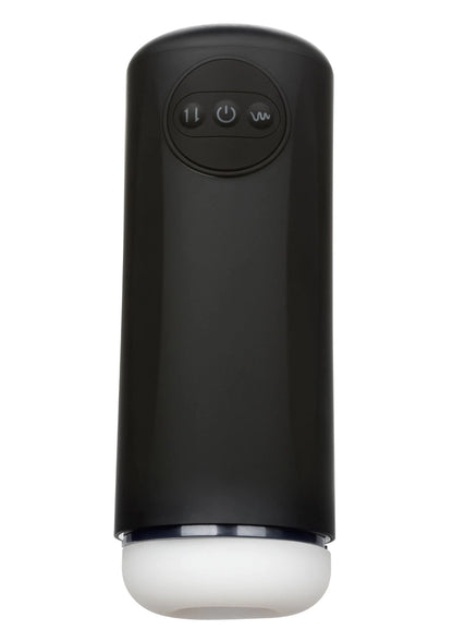 Bestel: Optimum Power Vibrating and Thrusting Stroker by CalExotics - bij Happytoys: de erotische sex webshop | liever Happy dan Easy ⭐⭐⭐⭐⭐ - Default Title - 13386 - BLACK