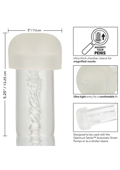 Bestel: Optimum Series Automatic Smart Pump Replacement Sleeve by CalExotics - bij Happytoys: de erotische sex webshop | liever Happy dan Easy ⭐⭐⭐⭐⭐
