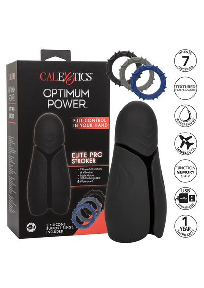 Beste vandaag nog: Optimum Power Elite Pro Stroker by CalExotics - bij Happytoys
