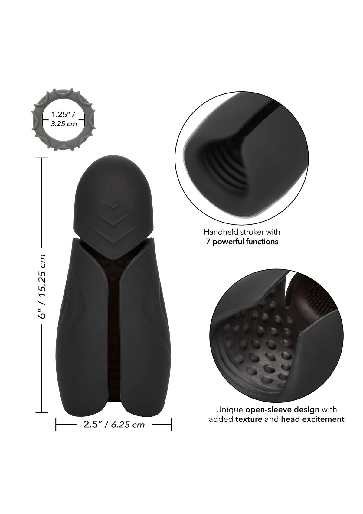 Beste vandaag nog: Optimum Power Elite Pro Stroker by CalExotics - bij Happytoys