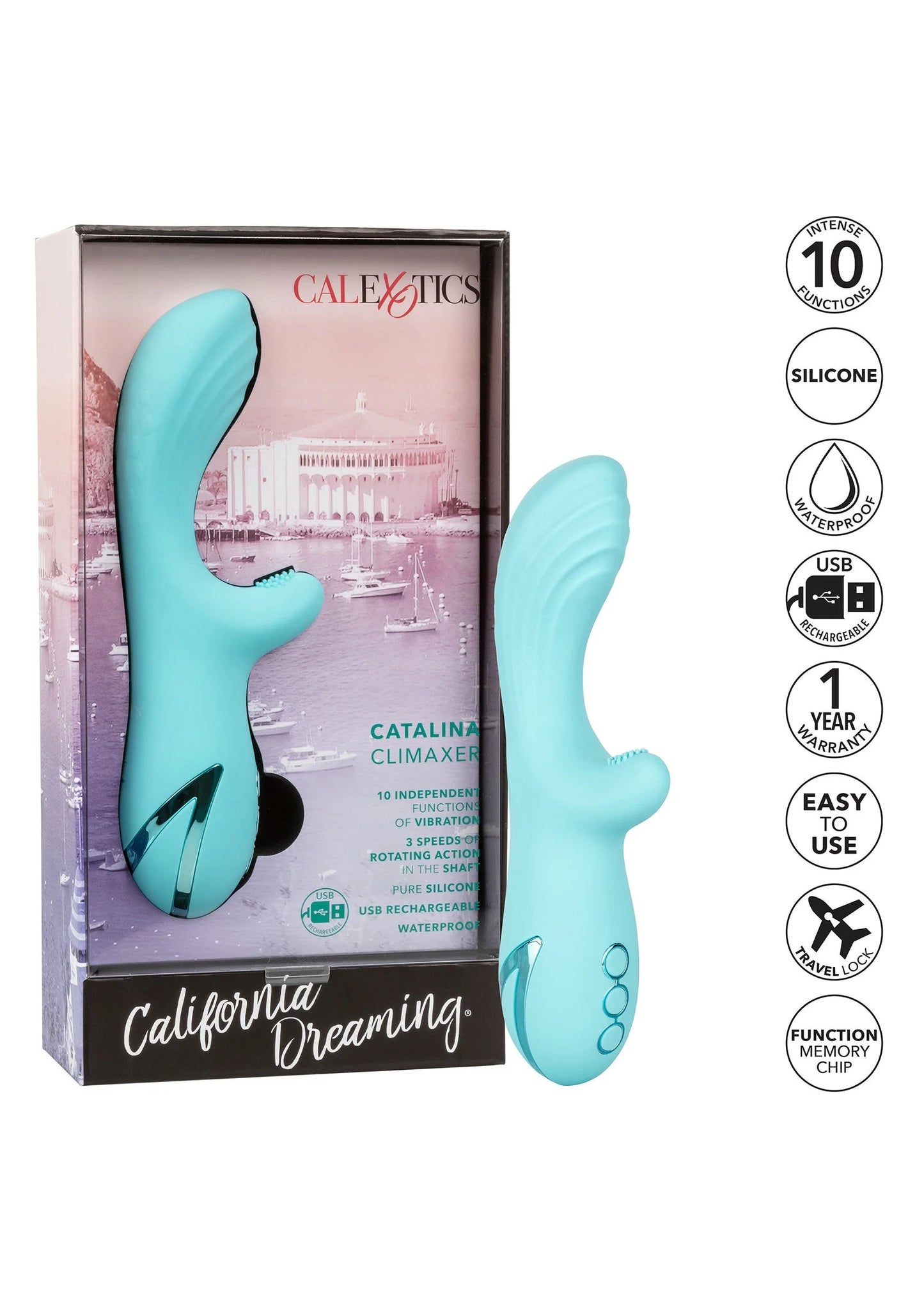 Beste vandaag nog: Catalina Climaxer Vibrator by CalExotics by California Dreaming - bij Happytoys