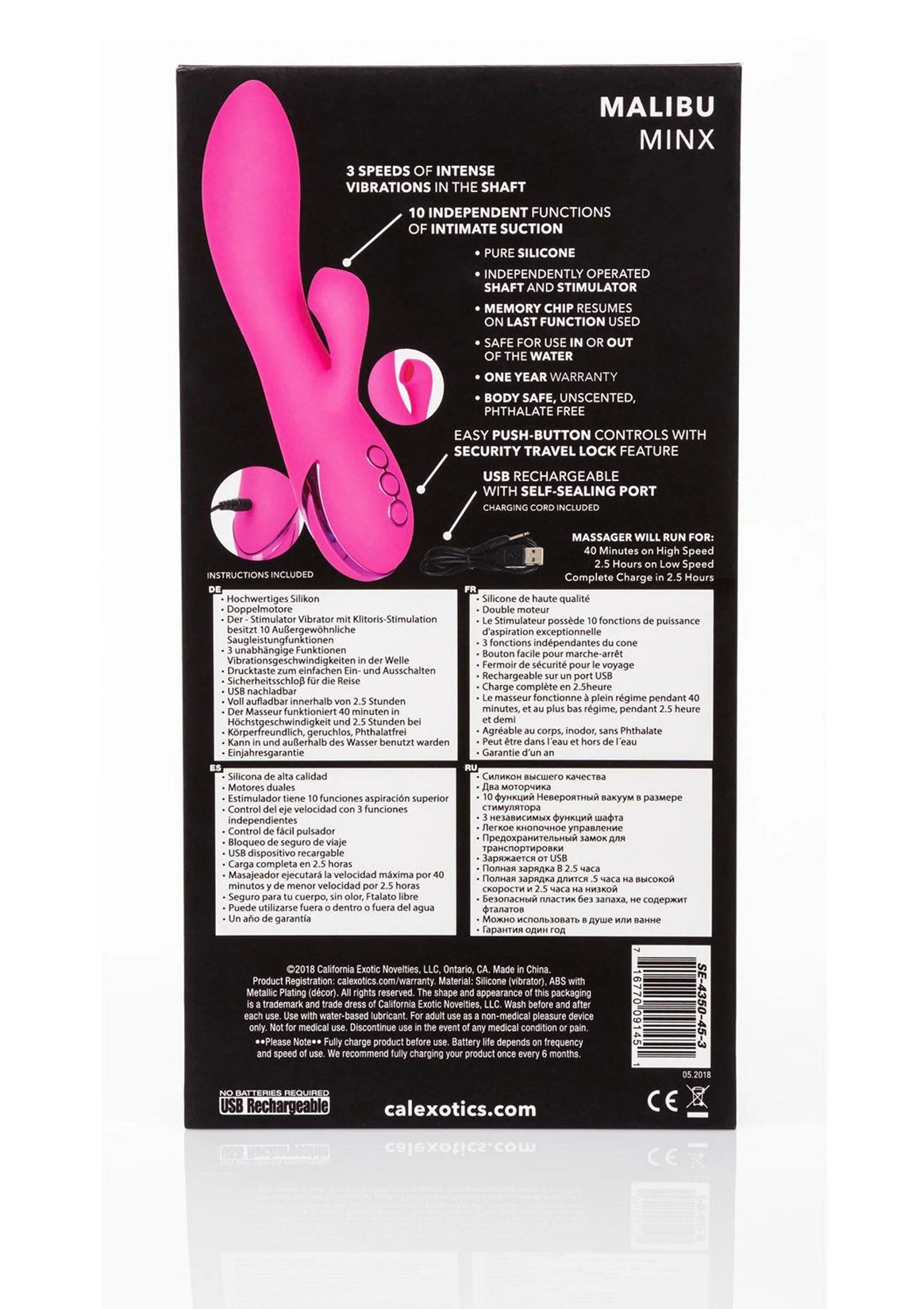 Beste vandaag nog: California Dreaming Malibu Minx by CalExotics - bij Happytoys
