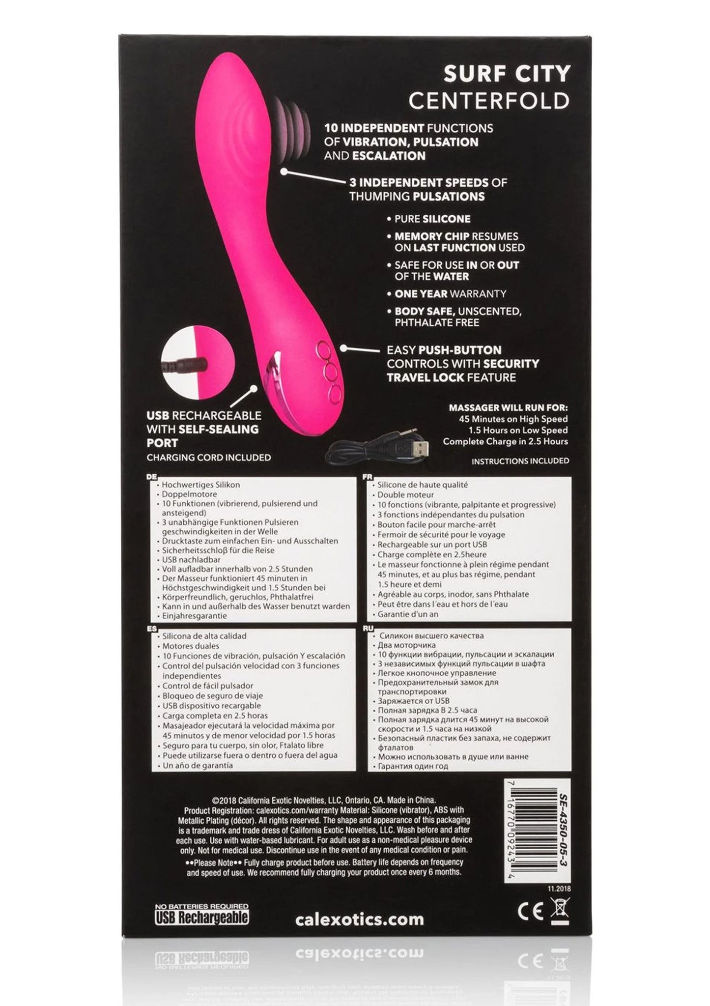 Beste vandaag nog: California Dreaming Surf City Centerfold by CalExotics - bij Happytoys