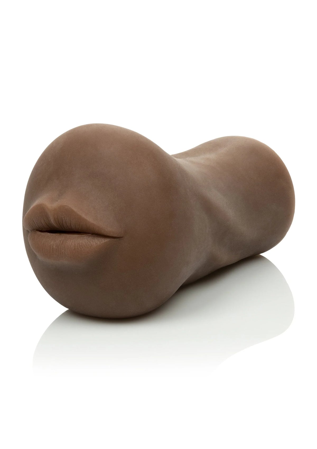 Bestel: Stroke It Mouth Brown by CalExotics - bij Happytoys: de erotische sex webshop | liever Happy dan Easy ⭐⭐⭐⭐⭐ - Default Title - 13502 - BROWN