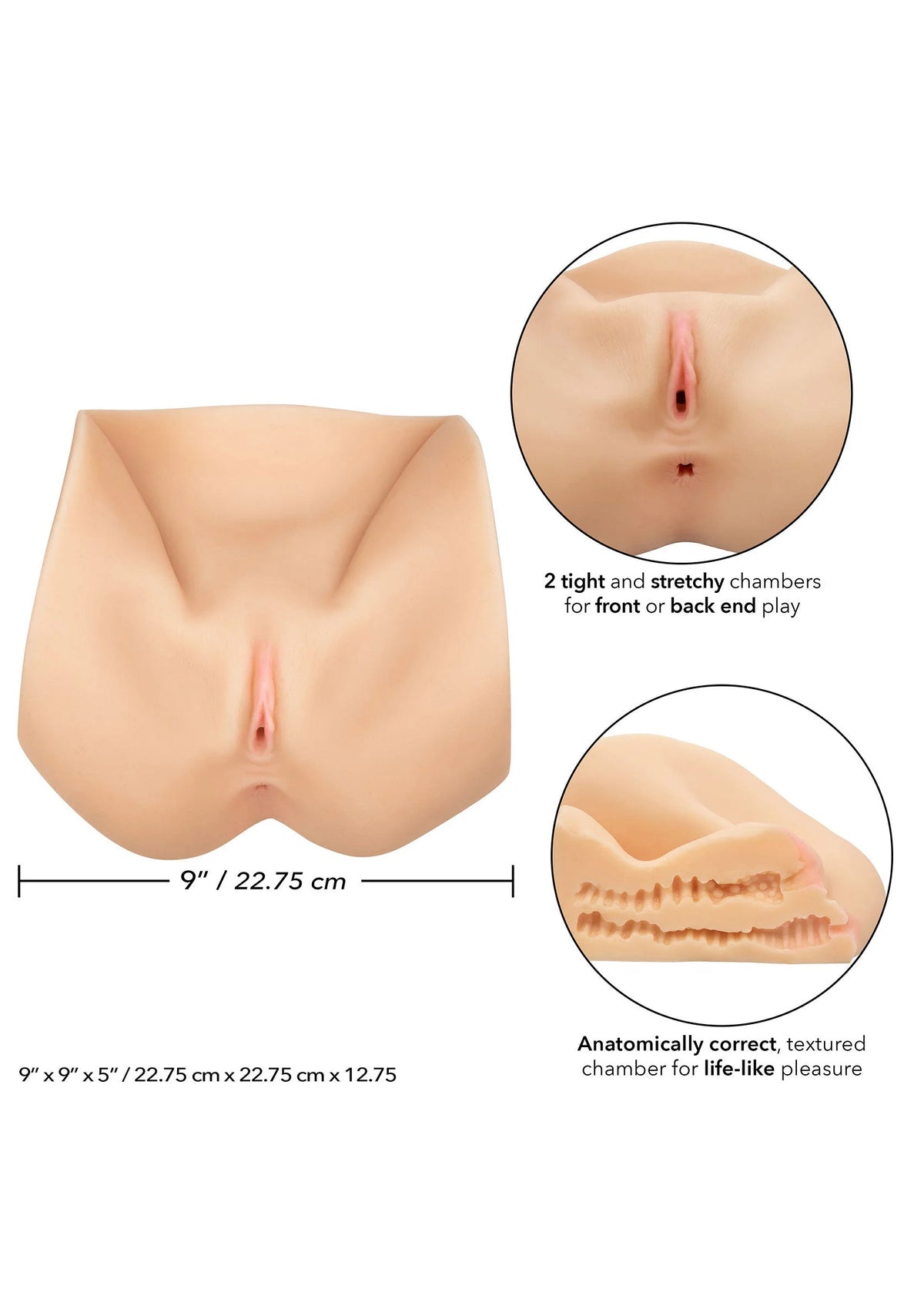 Bestel: Stroke It Life size Pussy Skin by CalExotics - bij Happytoys: de erotische sex webshop | liever Happy dan Easy ⭐⭐⭐⭐⭐