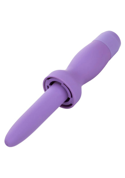 Paarse oplaadbare dilator met zichtbare aansluitring bij de kop.
