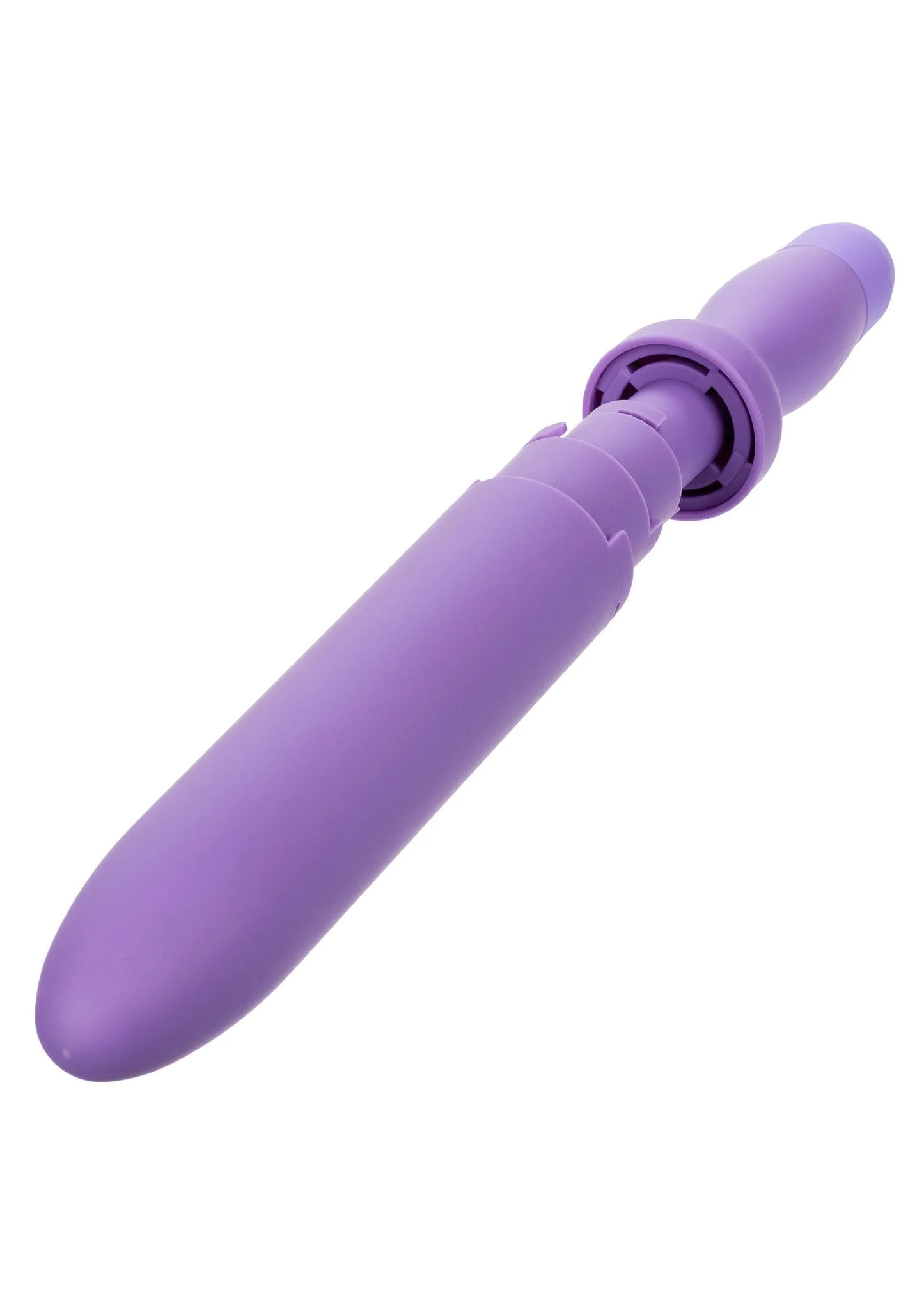 Oplaadbare paarse dilator met ronde kop en basisring.