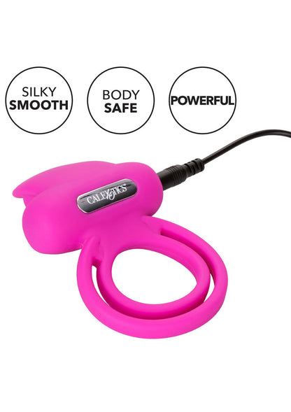 Bestel: Dual Clit Flicker Enhancer cockring by CalExotics Couples Enhancer - bij Happytoys: de erotische sex webshop | liever Happy dan Easy ⭐⭐⭐⭐⭐