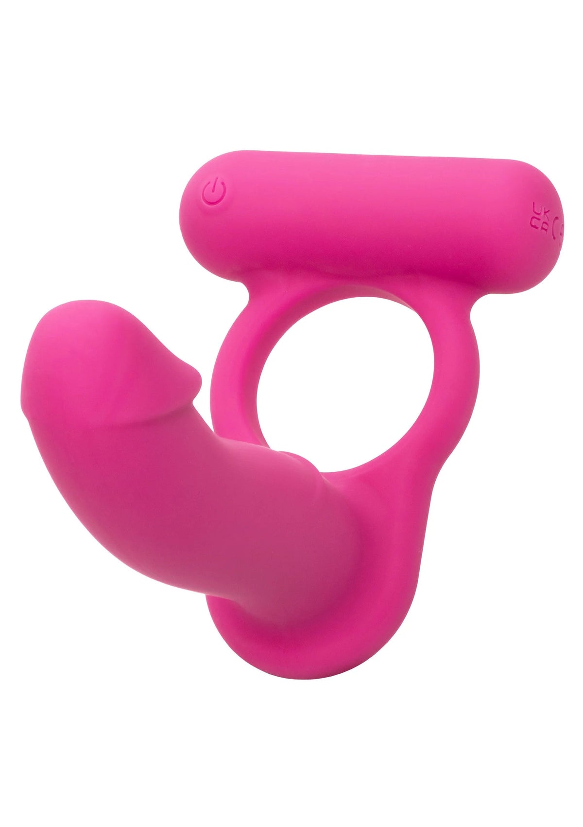 Bestel: Double Diver Couples vibrator ring by CalExotics Couples Enhancers - bij Happytoys: de erotische sex webshop | liever Happy dan Easy ⭐⭐⭐⭐⭐ - Default Title - 13683 - PINK