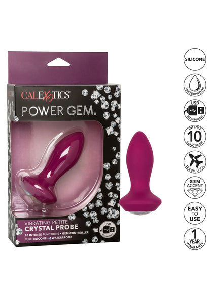 Bestel: Vibrating Petite Crystal Probe - bij Happytoys: de erotische sex webshop | liever Happy dan Easy ⭐⭐⭐⭐⭐