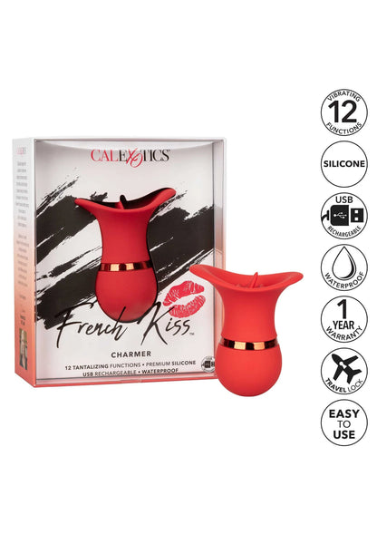 CalExotics French Kiss Charmer teaser-vibrator in rode doos met afbeelding