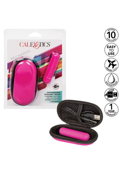Bestel: Rechargeable Hideaway Bullet by CalExotics - bij Happytoys: de erotische sex webshop | liever Happy dan Easy ⭐⭐⭐⭐⭐