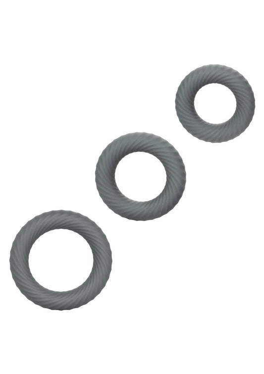 Bestel: Link Up Ultra - Soft Ultimate Set Cockring by CalExotics - bij Happytoys: de erotische sex webshop | liever Happy dan Easy ⭐⭐⭐⭐⭐ - Default Title - 14170 - GREY