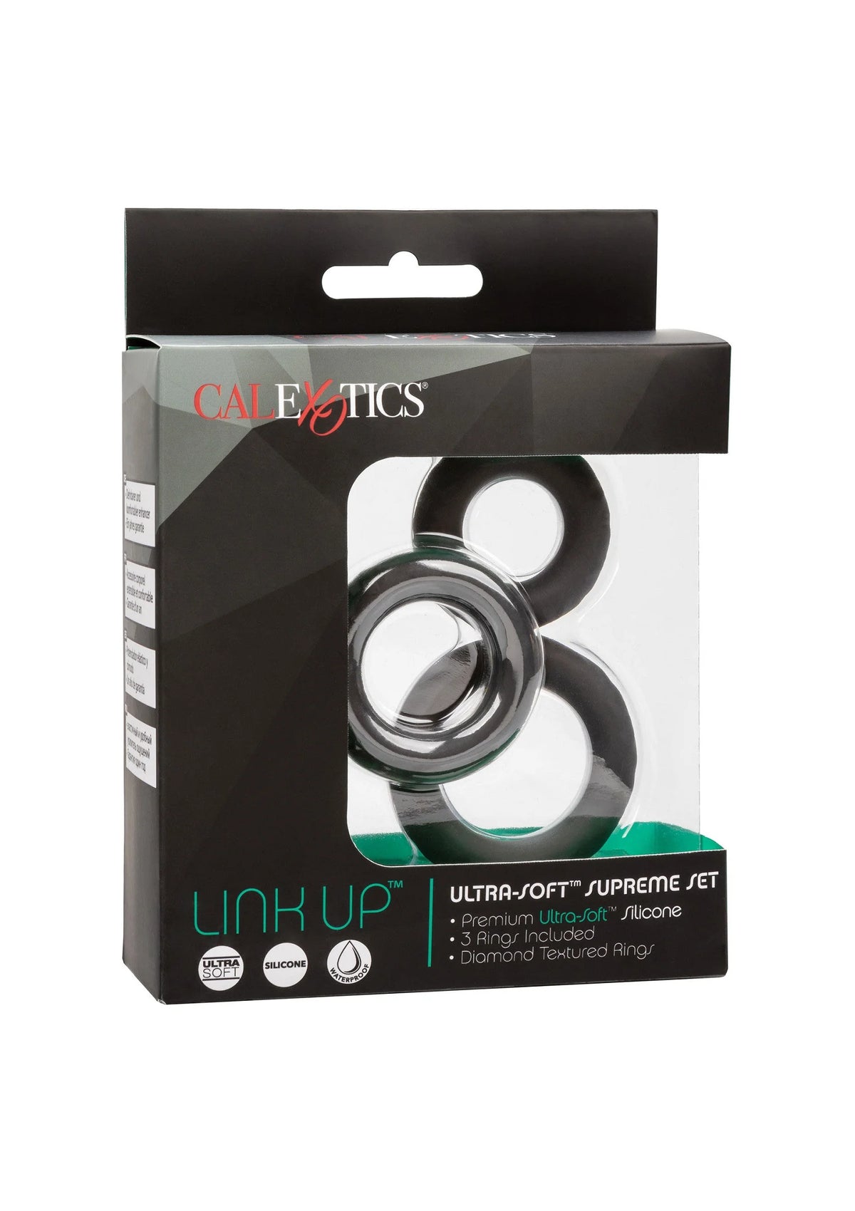 Bestel: Link Up Ultra - Soft Supreme Set cockring by CalExotics - bij Happytoys: de erotische sex webshop | liever Happy dan Easy ⭐⭐⭐⭐⭐
