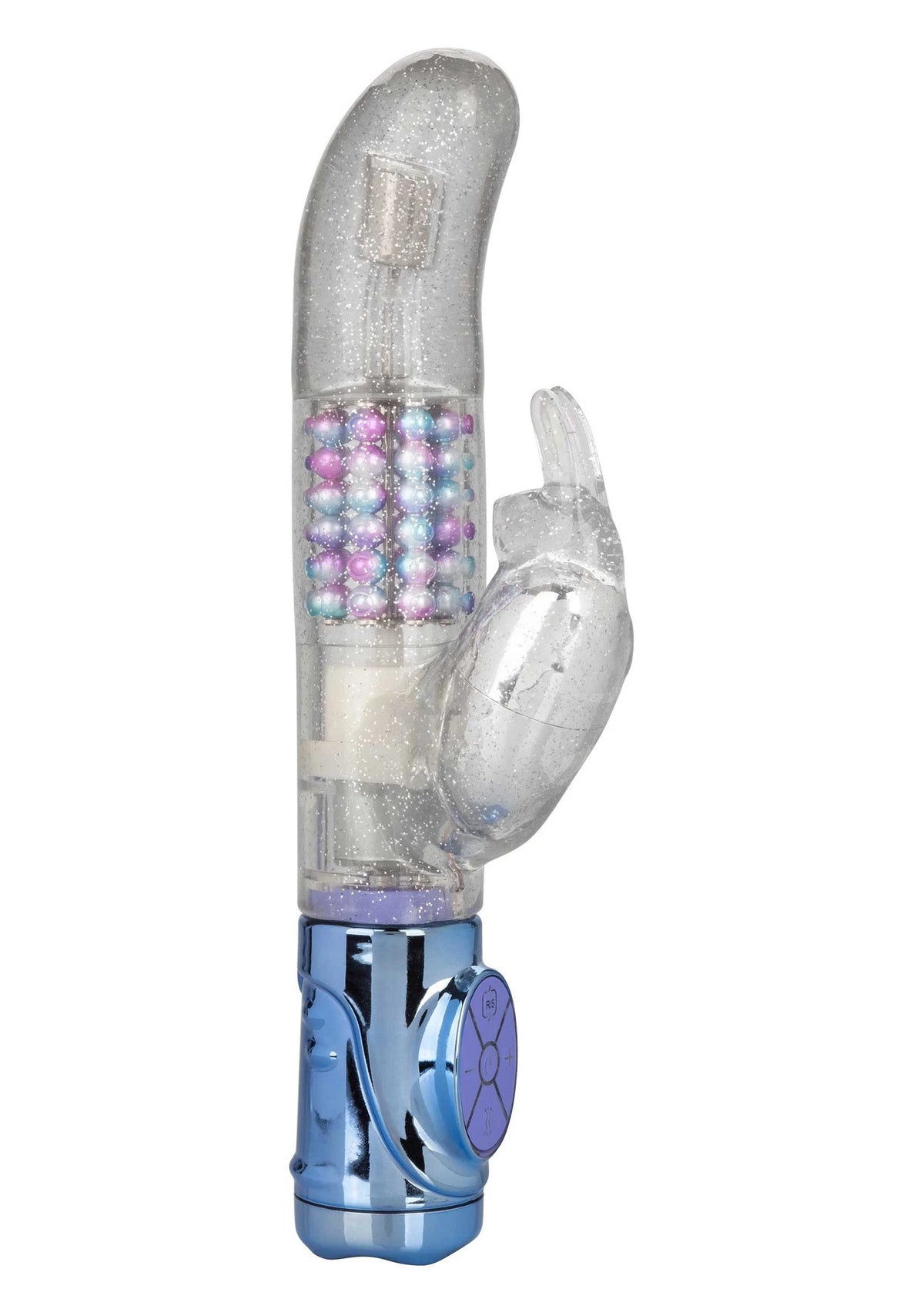 Bestel: Naughty Bits Party in my Pants Jack Rabbit Vibrator CalExotics - bij Happytoys: de erotische sex webshop | liever Happy dan Easy ⭐⭐⭐⭐⭐ - Default Title - 14184 - CLEAR